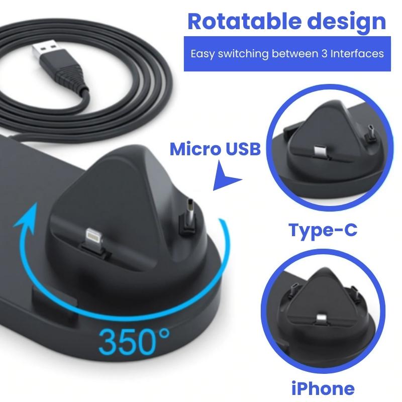 6 in 1 Multifunction Wireless Charging Stand